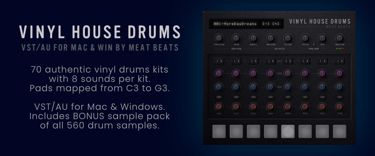 Vinyl House Drums VST/AU